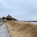 beach promenade in Cascais, Portugal