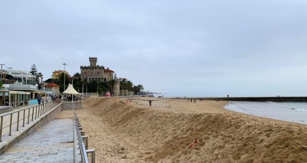 beach promenade in Cascais, Portugal