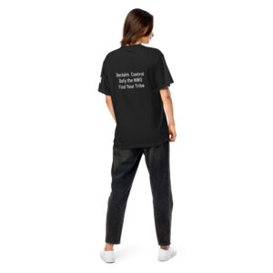 Free Thinkers Rising unisex garment-dyed heavyweight t-shirt with printing on the back