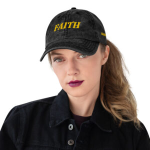 Faith Vintage Cotton Twill Cap