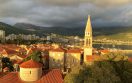 Budva, Montenegro at sunset